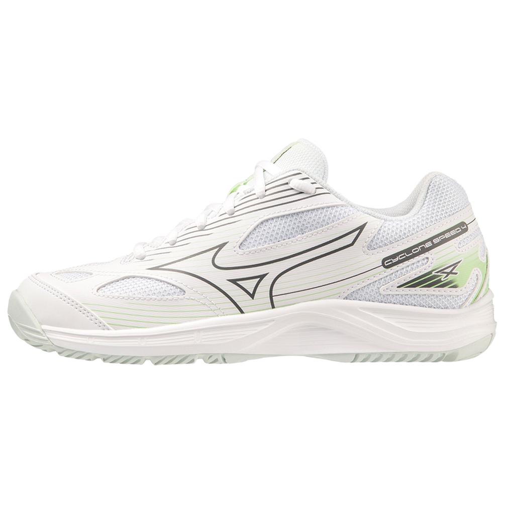 

Mizuno Cyclone Speed 4 White Patina Green Women Sneakers Glacial-Ridge V1GC238035 37