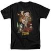Betty Boop - Star Princess - Adult Unisex Short Sleeve T-Shirt - Black