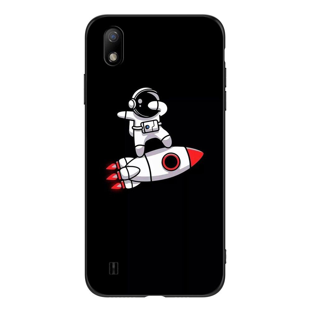 For ZTE Blade A7 2019 Phone Back Cover Black Tpu Case Cute Funy