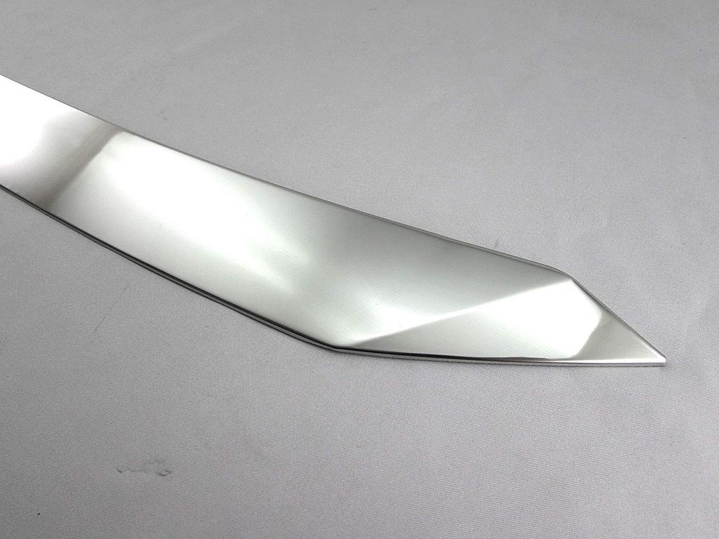 BRIGHTZ Finish Stainless Steel Plated Hood Lip Molding for Honda ek Wagon Ultra-Mirror (1 Piece) B33W/B36W (BON-COV-019) (Part Number 38059)