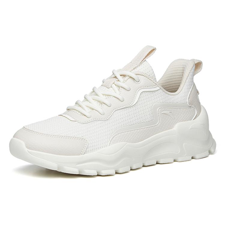 New Anta Life Collection Lightweight And Breathable Low Top Sports Casual Shoes Men's White Gray 912238832-1