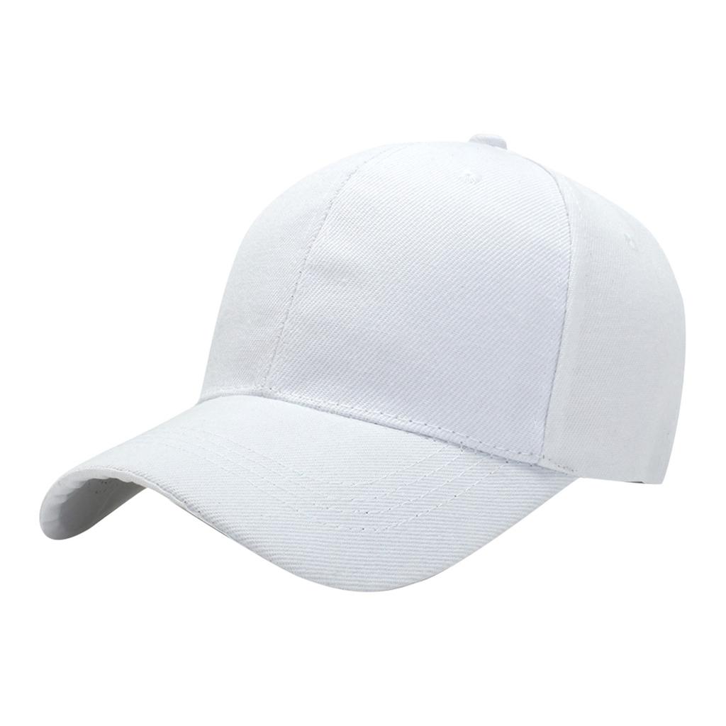 Unisex Basic Light Board Solid Color Casual Versatile Baseball Cap Fashionable Outdoor Climbing Cycling Fishing Sun Shade Hat