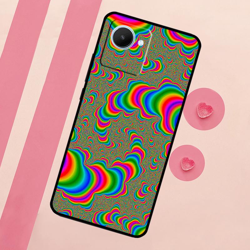 Vintage Ornament For Realme C67 C75 C63 C61 C71 C55 C51 C65 C53 10 11 12 13 14 15 Pro Plus GT6 GT7 Pro Case