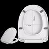 FEEGOO U-Shape Thickened PP Plastic Toilet Seat Cover