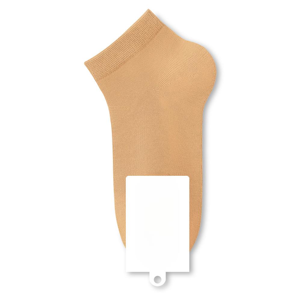 Women's Spring and Summer Casual Pure Cotton Anti Slip and Odor Proof Solid Color Boat Socks