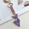 Christmas Tree Santa Claus Keychain Cane Metal Xmas Pendant  Christmas Gifts