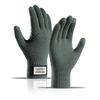 Autumn and Winter Men's Padded Thick Jacquard Warm Wool Touch Screen Gloves