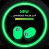 4x Fluorescent Green Car Wheel Tire Valves Caps Luminous Valve Dust Covers For Volkswagen VW Golf 4 7 MK3 4 7 Touran Polo Passat