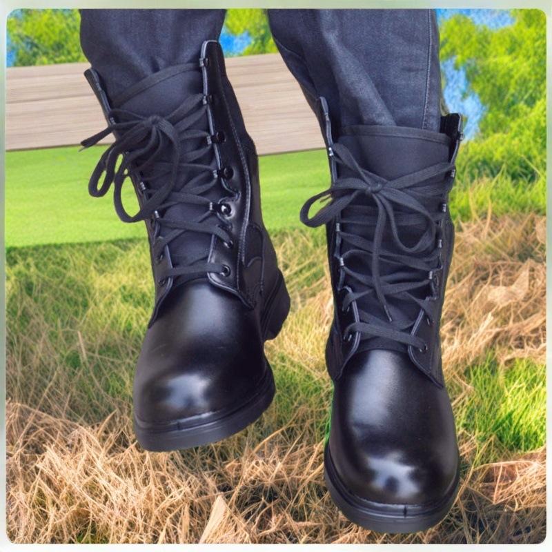 

Ultra-light umbrella boots Airborne flight boots Combat boots Outdoor mountaineering military fans High-top wear-resistant special forces 46