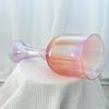 Orange-Purple Gradient Holy Grail Crystal Singing Bowl: Healing Music Instrument for Yoga and White Noise Therapy.