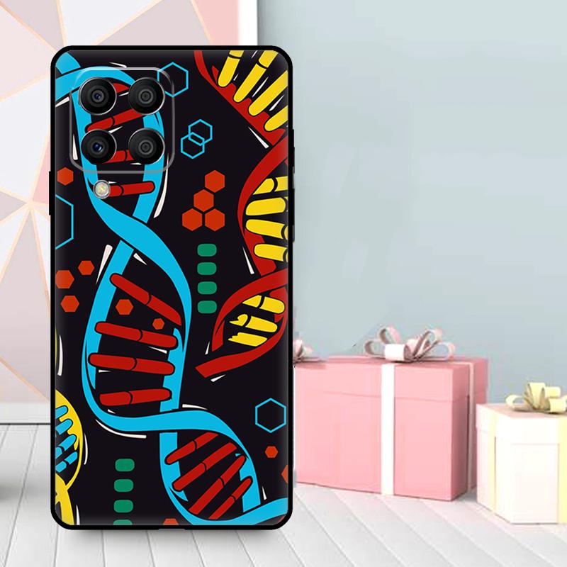 Science DNA Biology Case For Samsung Galaxy M06 M11 M31 M14 M34 M54 M12 M32 M52 M15 M13 M16 M36 M56 M53 M35 M55