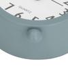 DOACT Desk Clock, Mediterranean Style Table Clock, Silent Alarm Clock with Loud Alarm, Easy To Read Time, for BedroomLiving RoomInterior Decoration