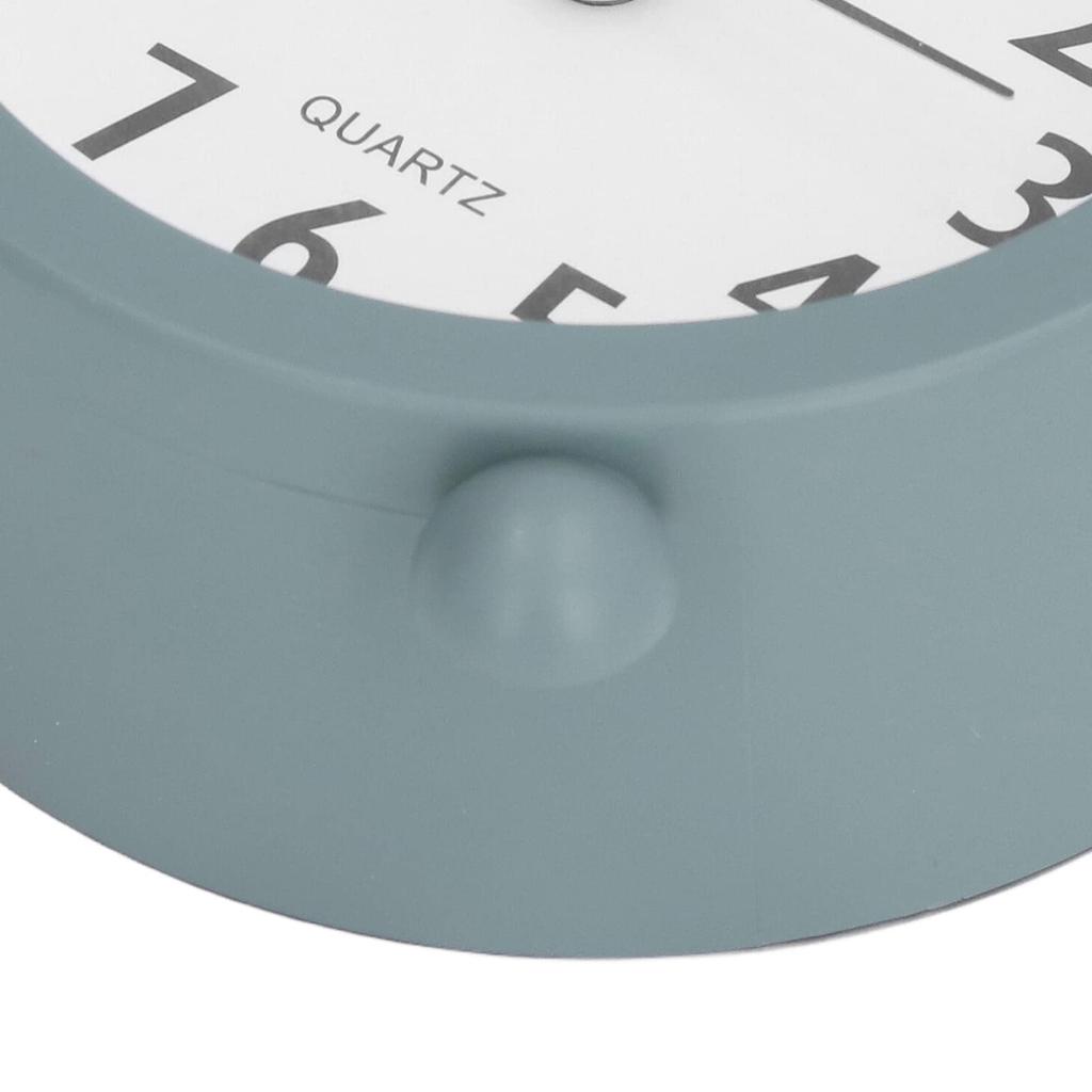 DOACT Desk Clock, Mediterranean Style Table Clock, Silent Alarm Clock with Loud Alarm, Easy To Read Time, for BedroomLiving RoomInterior Decoration