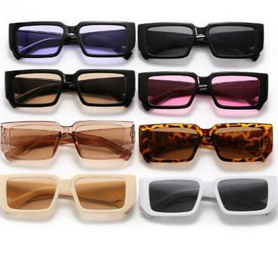 2025 Trendy European & American Celebrity Rectangular Hip-hop Square Sunglasses for Live Streaming