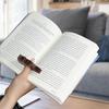 Wooden Thumb Bookmark for Cats Dogs Walnut Page Holder One-Handed Reading Portable Book Clip Handcrafted Gift for Book Lovers