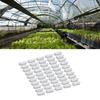 50 Stück 10cm Gewächshausfolienklemme Hitzebeständiger Rohrclip Gartenrahmen Rohrklemme für Garten