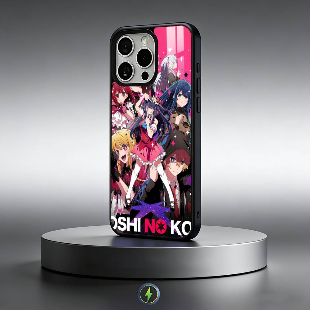 Anime O-Oshi No Ko Phone Case For iPhone17,16,15,14,13,12,11 Plus,Pro Max Magnetic For Magsafe Wireless Charging