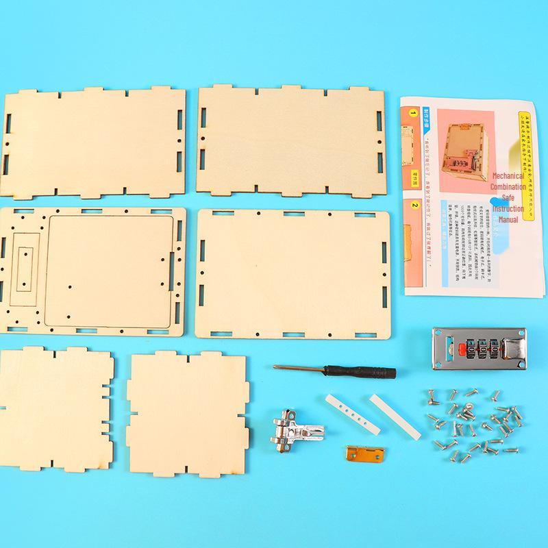 DIY Mechanical Combination Lock Kit: Science Experiment & STEM Education Aid for Schools
