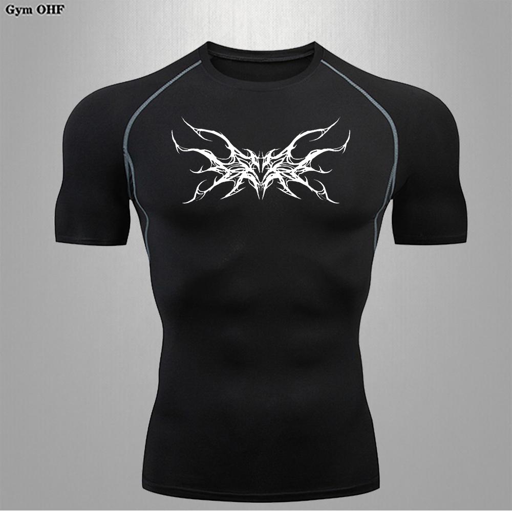 Man Compression T Shirt Gym Fitness Training Running Quick Drying Sports Shirt Summer Shaping Slimming Comfortable Men T Shirts