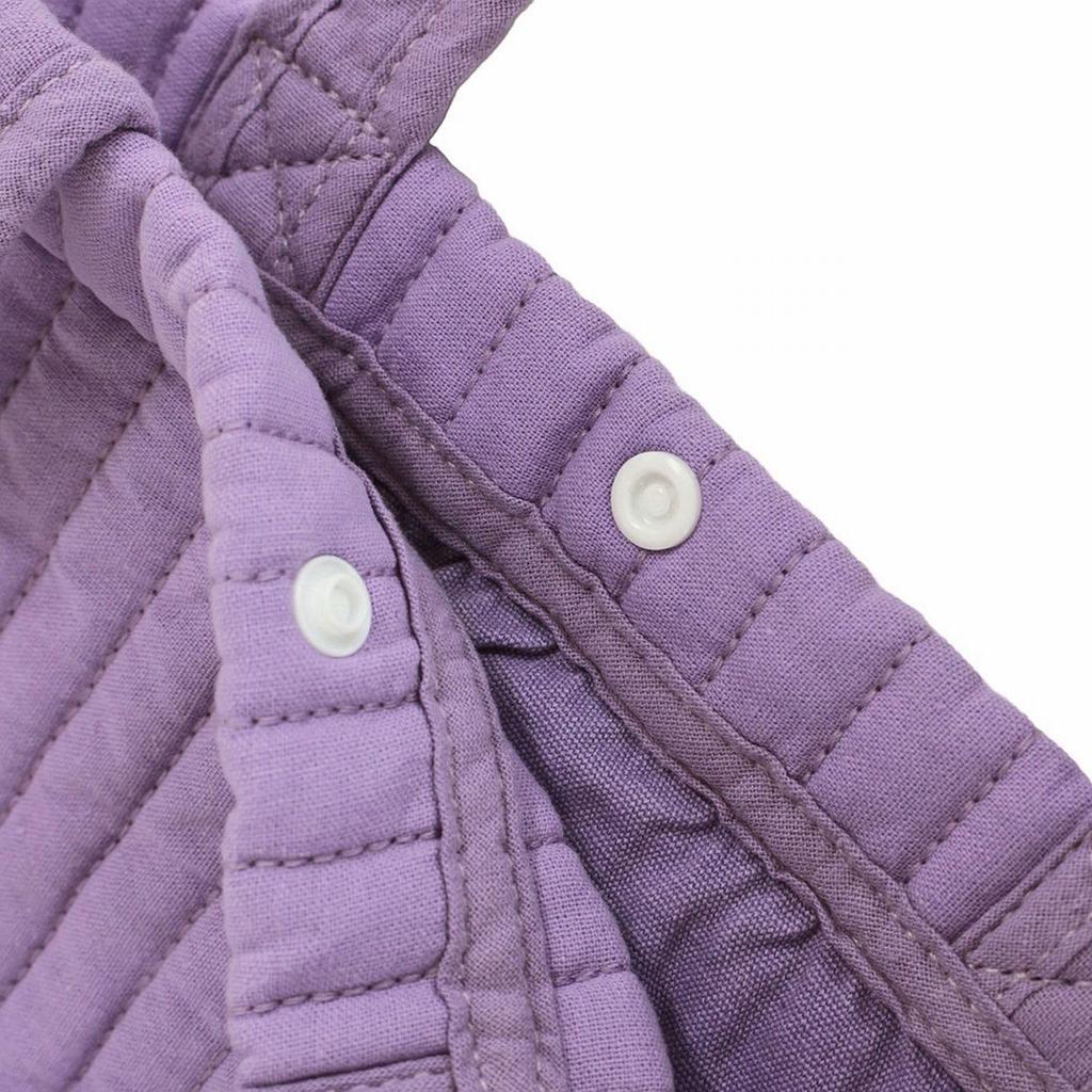 1230 Gesteppte Tragetasche SC A4 Breit Ible [Rootote] (Schwarz)