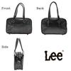 School Bag Boston Bag A4 Synthetic Leather School Bag Unisex Commuting School Club After School Celebration Simple Shoulder Bag Dark [Lee] 320-4882