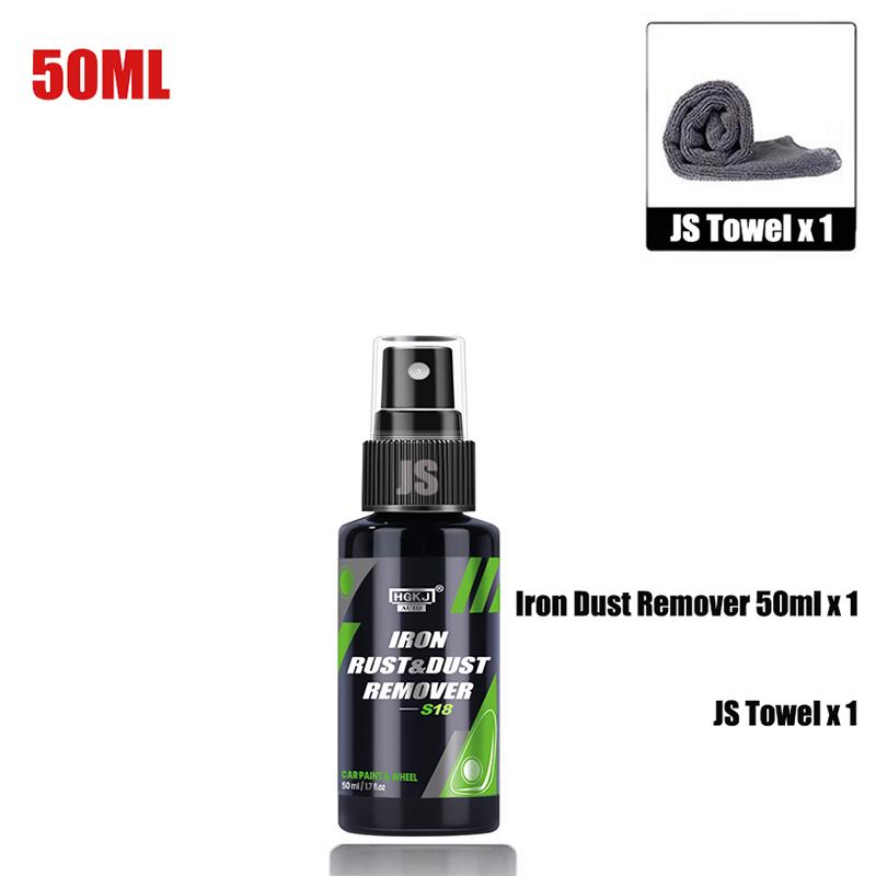 50/100/300ml Car Paint & Wheel Iron Particles Powder Cleaning Super Rust Dust Remover Spray Metal Surface Defender Auto Rim Cleaner