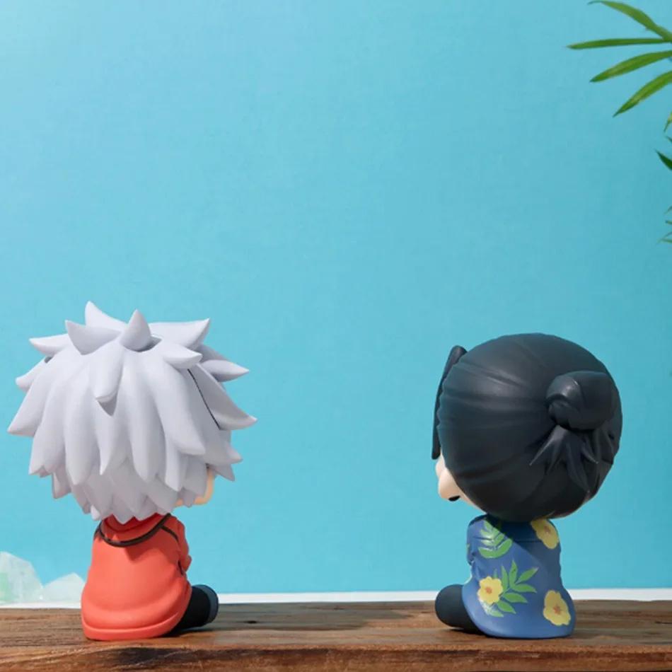 Q Version Jujutsu Kaisen Figures Cute Geto Suguru Gojo Satoru Pvc Action Figures Anime Figure Model Toys Collection Doll Gifts