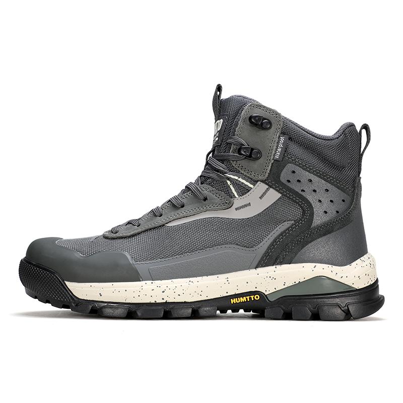 HUMTTO Hiking Shoes Men's Waterproof Hunting Boots Tactical Desert Combat Ankle Trekking Boots Male Women Warm Leather Sneakers