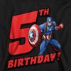 Captain America Childrens/Kids 5th Birthday Pull Over Hoodie