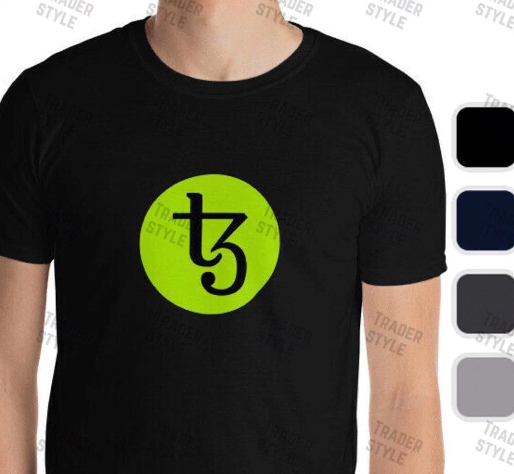 Tezos Crypto T- Shirt trader gift tee green M
