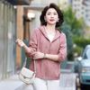 Middle-Aged Women's Lightweight Hooded Jacket