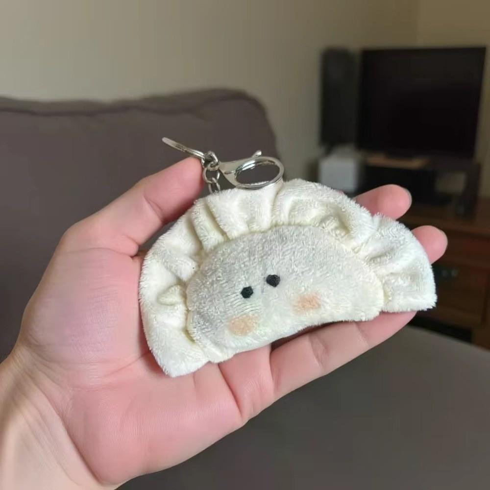 Plush Toys Plush Dumpling Keychain Soft Key Holders New Bag Charm  For Boy Girl