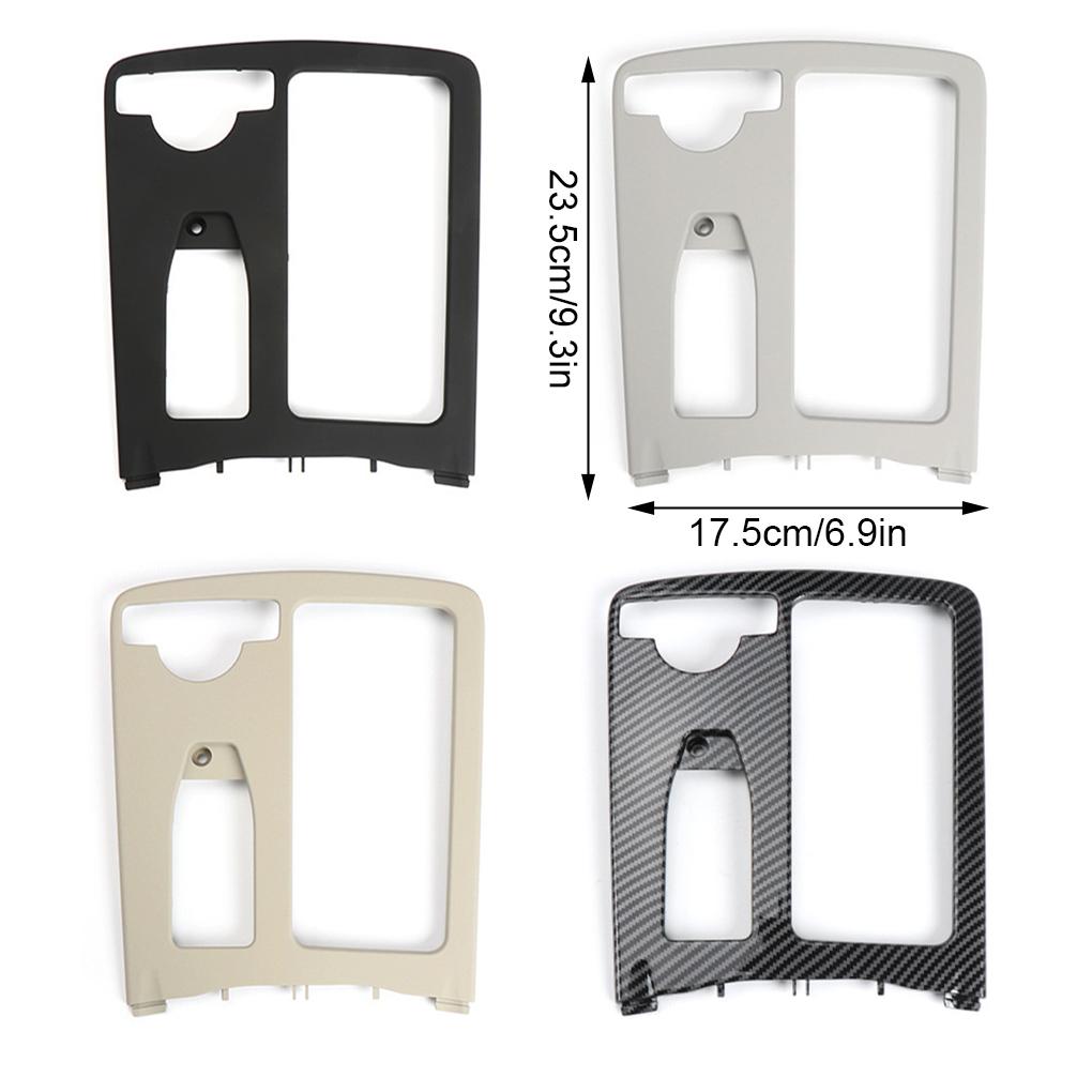 Car Central Armrest Trim Cup Holder Frame Cover Modification Spare Parts
