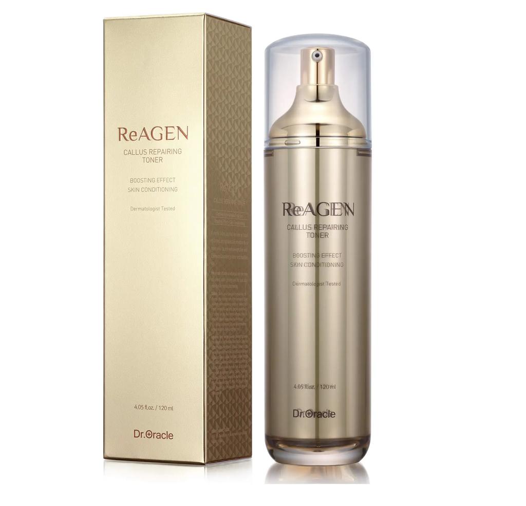 Anti-aging Toner with Peptides and Gold ReAGEN Callus Repairing Toner Dr. Oracle 120 Ml