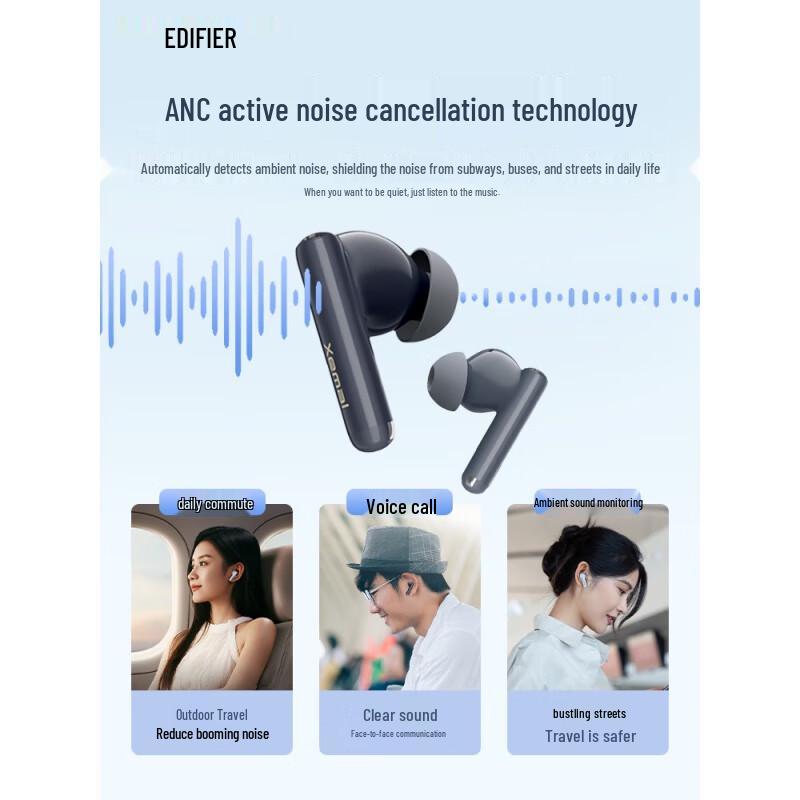 EDIFIER X5Pro True Wireless Active Noise Cancelling Earbuds