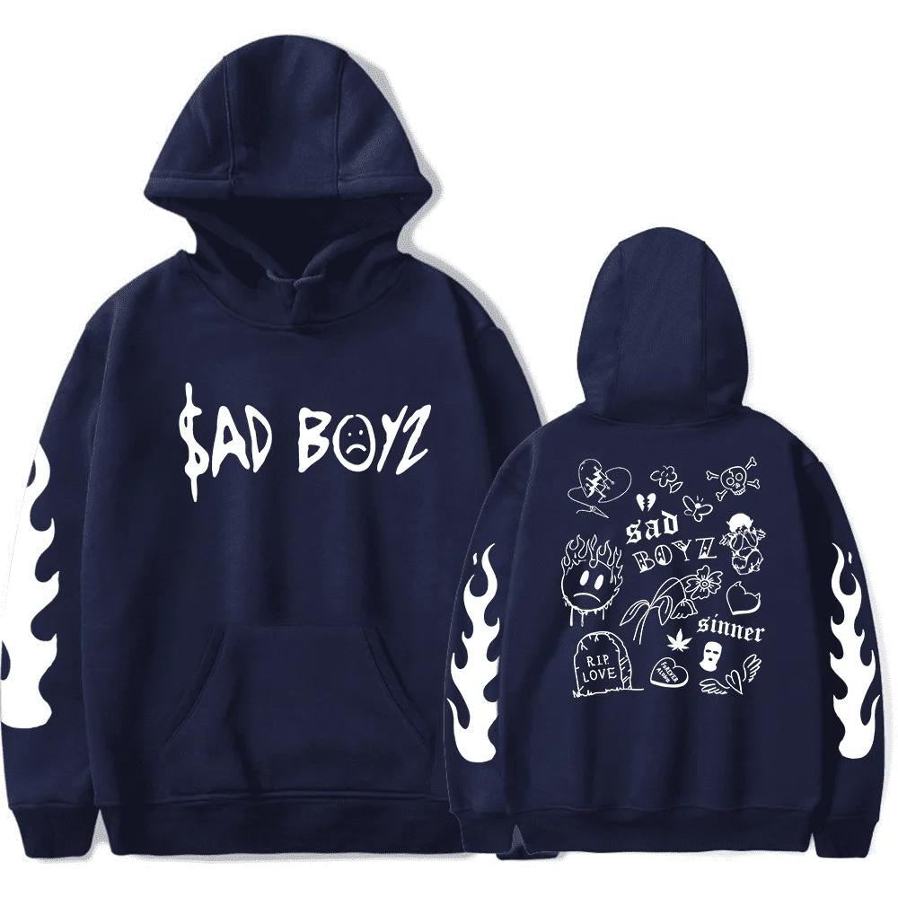 Junior H Hoodie No Love Sad Boyz Tour Merch Hoodies Women Men Long Sleeve Hooded Sweatshirt Fashion Pullover Streetwear