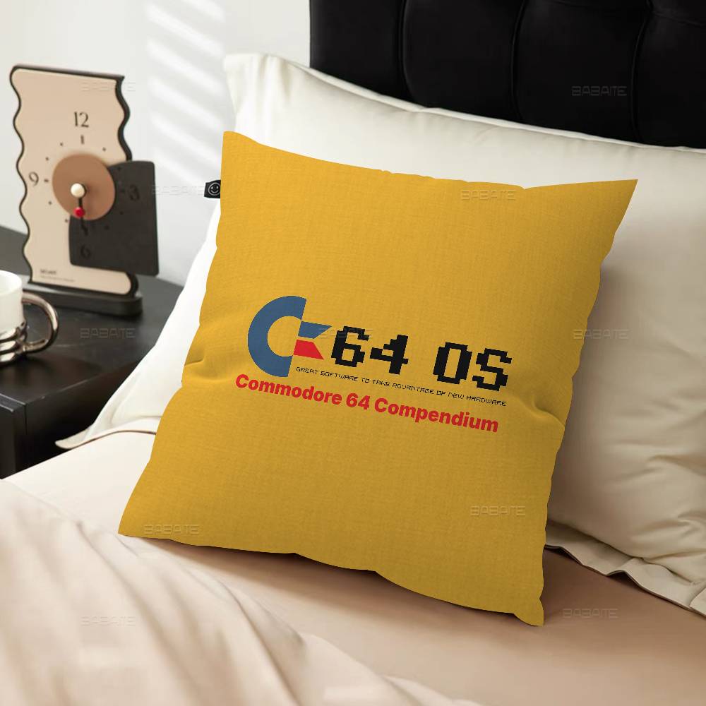 C-Commodore 64 Retro PC Pillow Cover Design cushion Cover decor Holiday Decorati