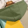 Men's 2021 Color Block Patchwork Loose Hoodie for Couples