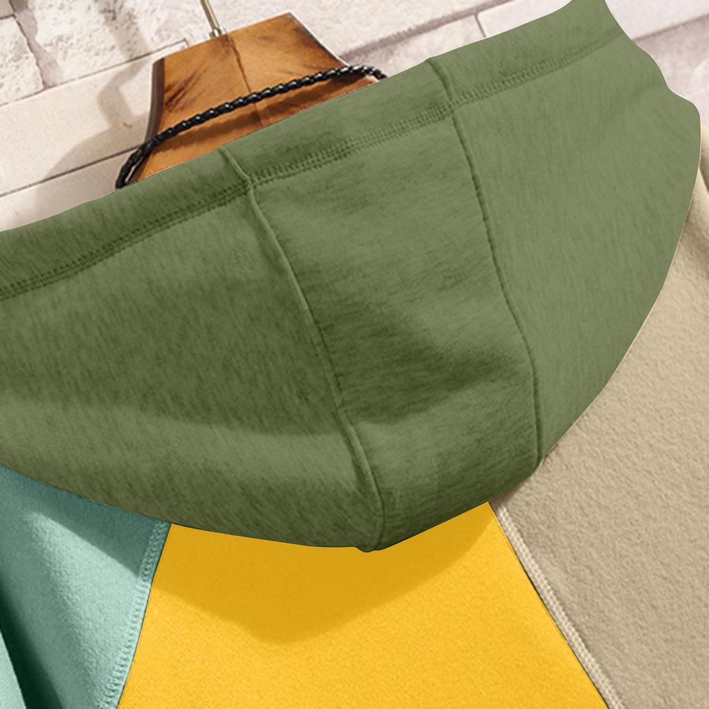 Men's 2021 Color Block Patchwork Loose Hoodie for Couples