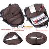 Retro crossbody taška, plátěná taška přes rameno pro muže a ženy, taška přes rameno, cestovní taška