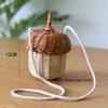 Retro PP Rattan Baskets Picnic Storage Basket Wicker Suitcase with Hand Gift Box Woven Cosmetic Storage Box Organization Storage