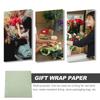 50 Sheet Flower Wrapping Paper Tissue Paper Sydney Paper Wrapping Green Tissue Bulk Floral Gift Packing Holiday Creative Present