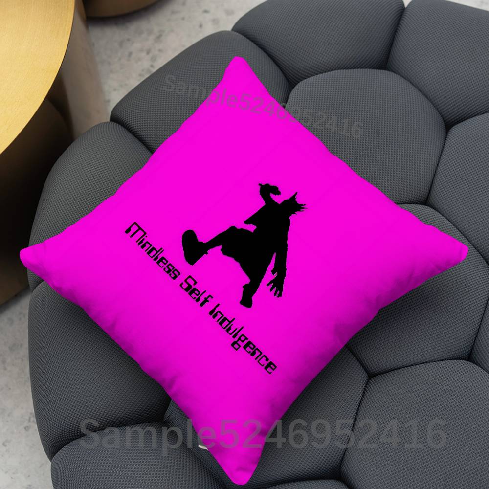 MSI MMindless Self Indulgence Pillow Case Cover Square for Decorative Cushion Bed Couch Sofa Classic Style Machine Washable