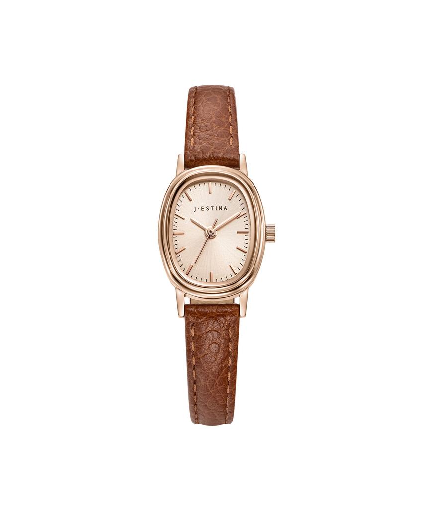 Jeieseutina Amico Mia Leather Watch - Rose Gold (Jwm1Le6Bf601Rgbr0)