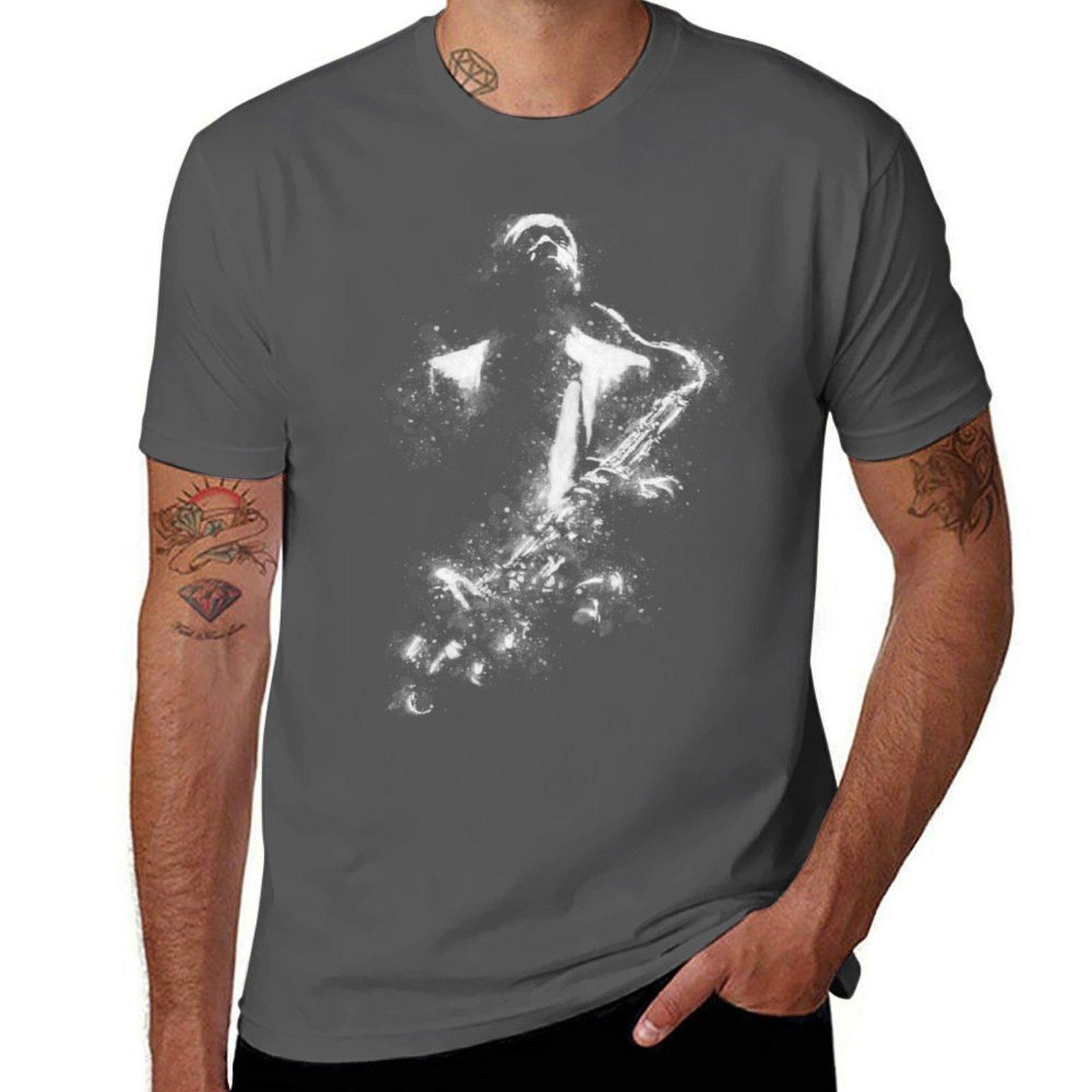 

John Coltrane T-Shirt t shirt man cotton cotton tshirt 100% T-Shirt 4XL