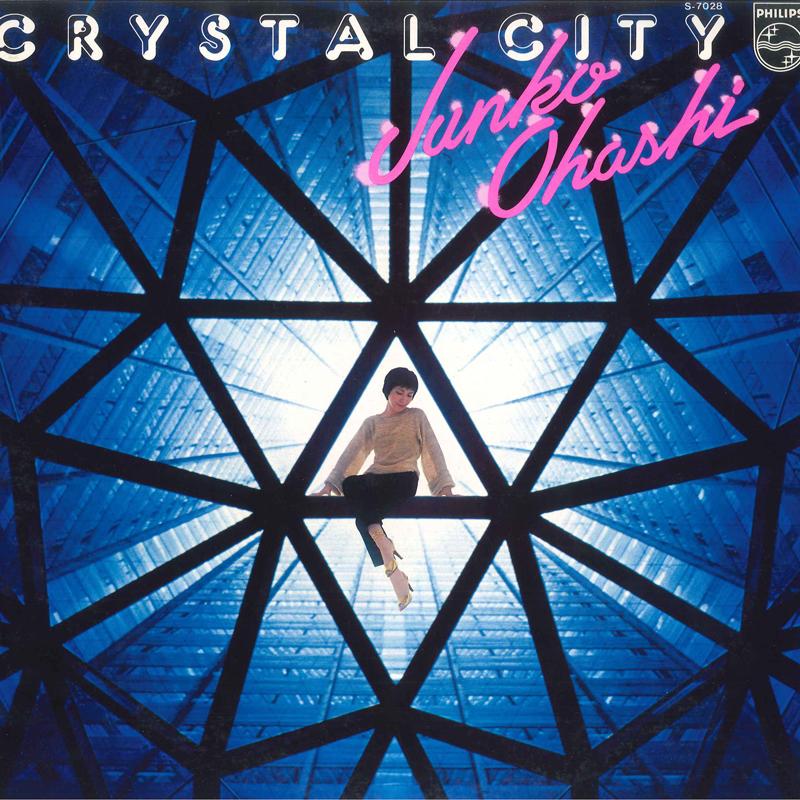 LP Record JUNKO OHASHI - Crystal City S7028 PHILIPS 1977 Japan Obi Japanese Pop/Rock Used