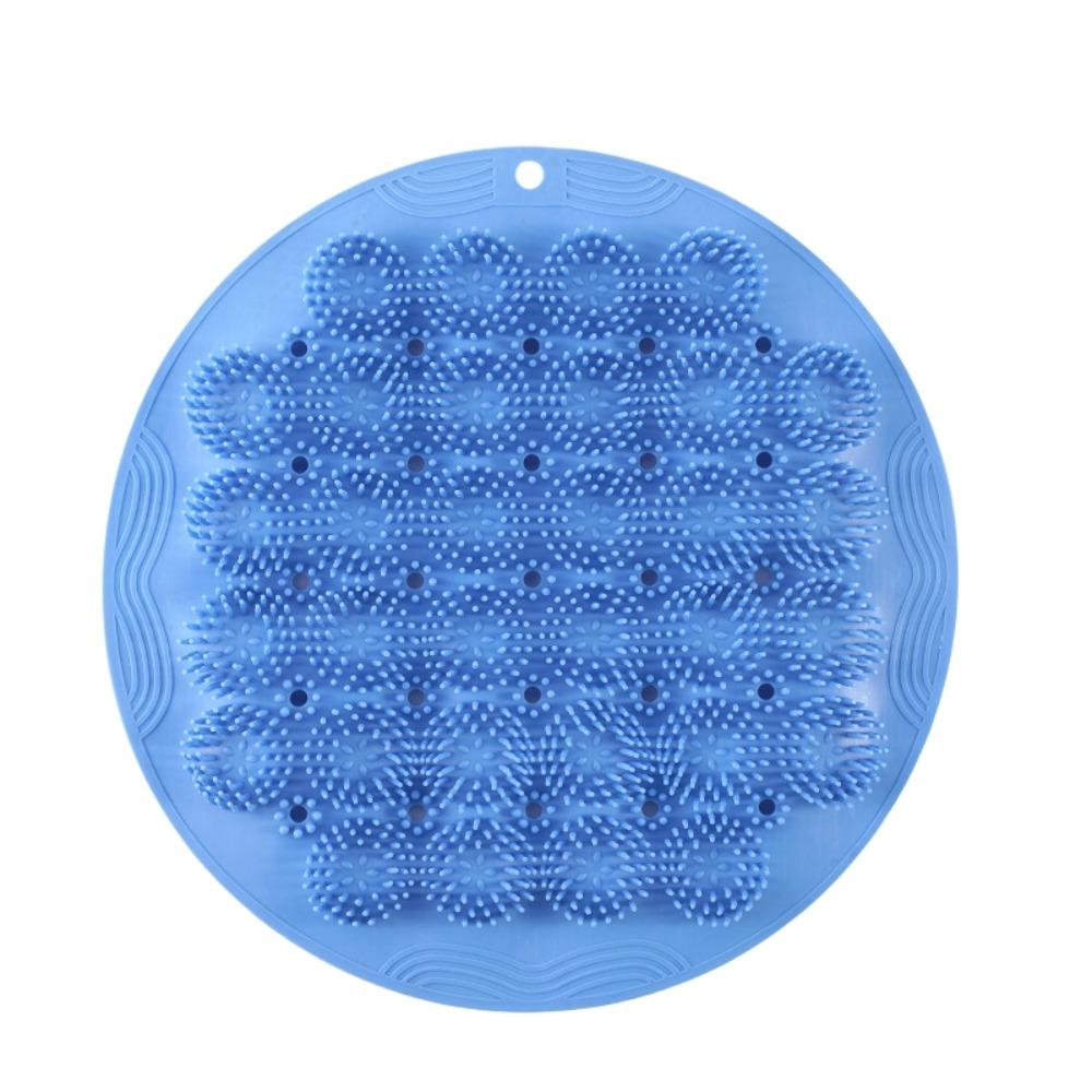 TPR Bath Brush Multifunction Exfoliating Brush Mat Back Massage Cleaning Brush  Shower