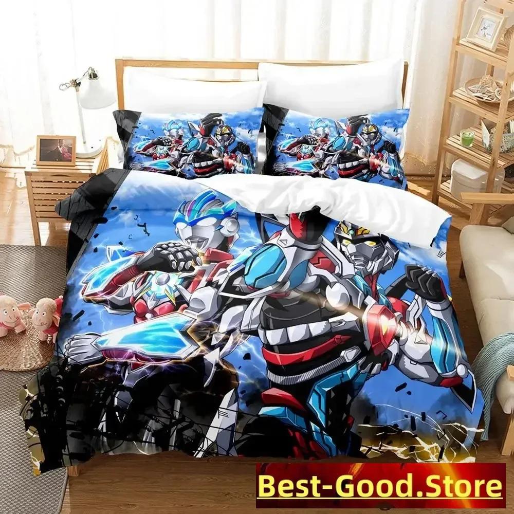 Ssss Gridman Bedding Set Single Twin Full Queen King Size Bed Set Adult Kid Bedroom Duvetcover Sets Anime Parure De Lit Bed