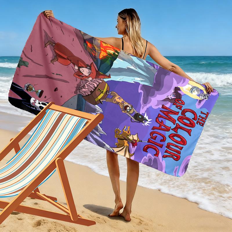 Magic theme 2D Flat Print Beach Towel, Large Soft Quick Dry Towel for Beach Camping SwimmingXSTJ0915449