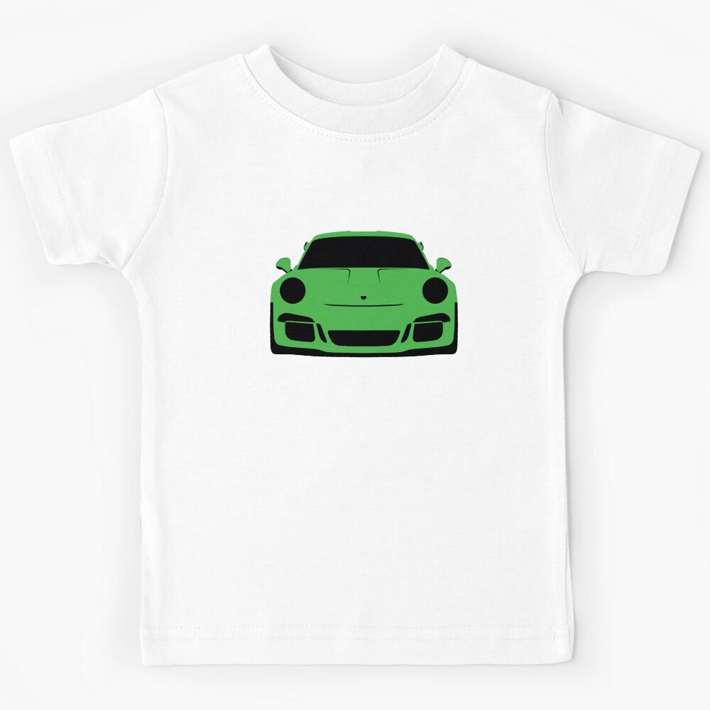 Porsche GT3 RS - Green Silhouette Kids T-Shirt 120